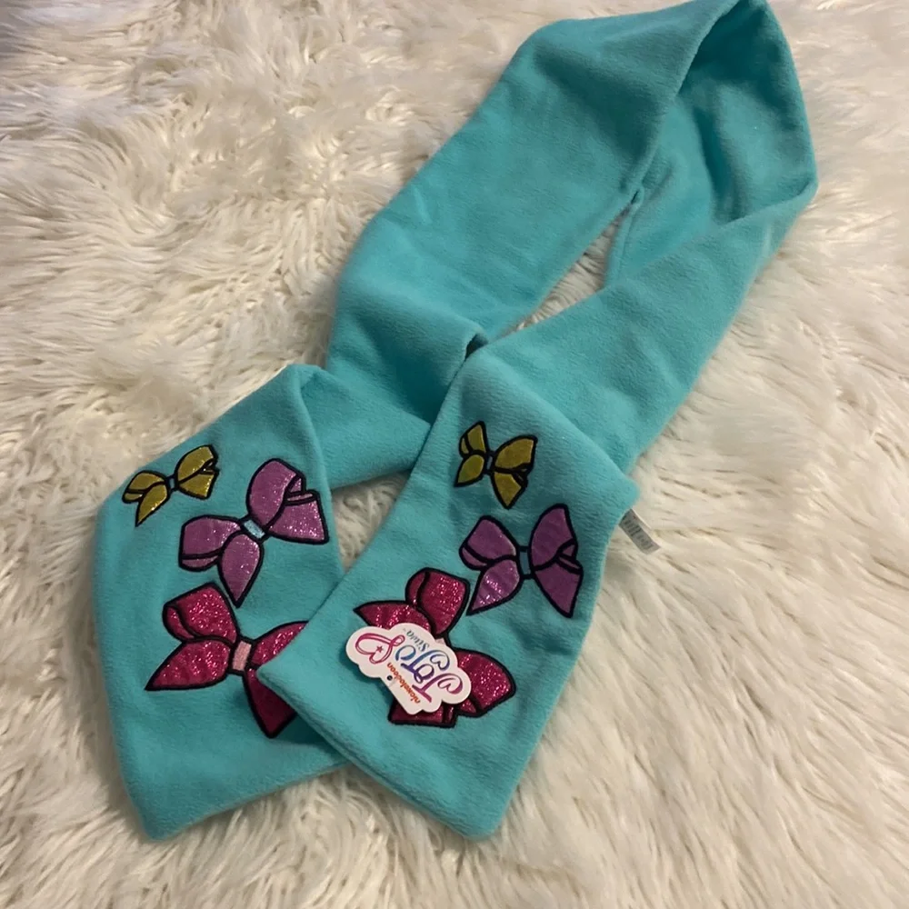 JoJo Siwa Blue and Pink Hair Accessories with Butterfly Appliqués length 62”